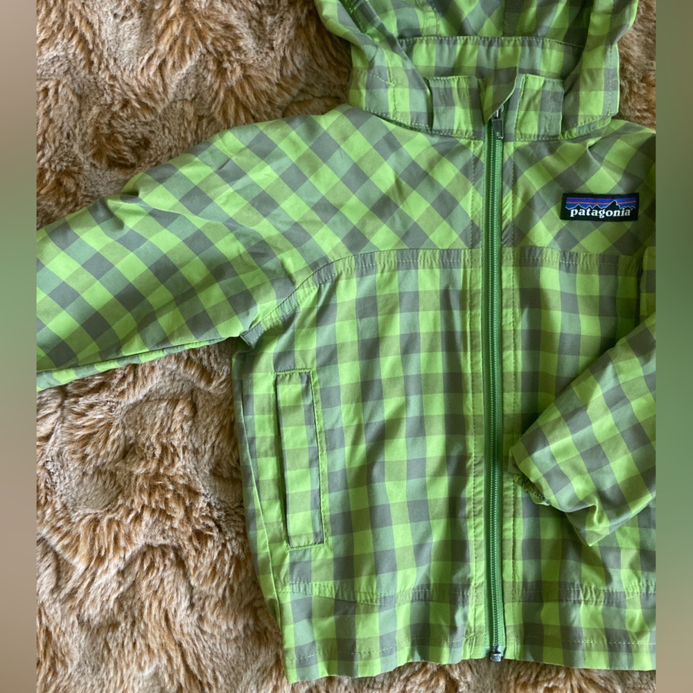 Patagonia High Sun Lightweight UPF 50+ Jacket Gingham Size 3-6M